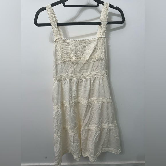 Matilda Jane Size 10 White Bohemian Dress. 🥥💞 - Picture 1 of 3